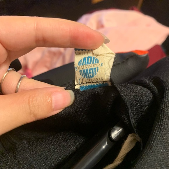 70s vintage skirt black union made - Picture 3 of 6